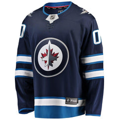 Winnipeg Jets Home Breakaway Custom Jersey - Blue 2019