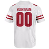 Image of Wisconsin Badgers Under Armour Custom Replica Jersey – White 2019