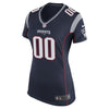 Image of Women's New England Patriots Navy Blue Custom Game Jersey 2019