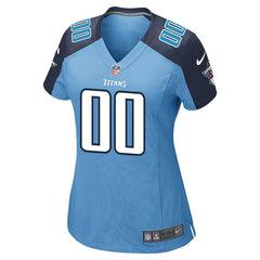 Women's Tennessee Titans Light Blue Custom Alternate Jersey 2019