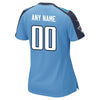 Image of Women's Tennessee Titans Light Blue Custom Alternate Jersey 2019