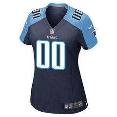 Women's Tennessee Titans Navy Custom Game Jersey 2019