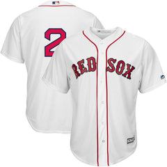 Xander Bogaerts Boston Red Sox Majestic Home Official Cool Base Replica Player Jersey - White 2019