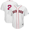 Image of Xander Bogaerts Boston Red Sox Majestic Home Official Cool Base Replica Player Jersey - White 2019