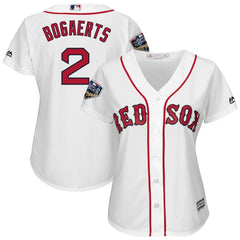 Xander Bogaerts Boston Red Sox Majestic Women's World Series Cool Base Player Jersey – White 2019