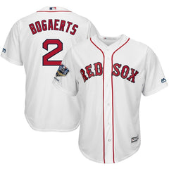 Xander Bogaerts Boston Red Sox Majestic World Series Champions Home Cool Base Player Jersey – White 2019