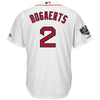 Image of Xander Bogaerts Boston Red Sox Majestic World Series Champions Home Cool Base Player Jersey – White 2019