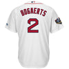 Image of Xander Bogaerts Boston Red Sox Majestic World Series Cool Base Player Jersey – White 2019