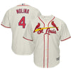 Image of Yadier Molina St. Louis Cardinals Majestic Cool Base Player Jersey - Cream 2019