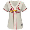 Image of Yadier Molina St. Louis Cardinals Majestic Women's Alternate Cool Base Player Jersey - Ivory 2019