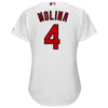 Image of Yadier Molina St. Louis Cardinals Majestic Women's Cool Base Player Jersey - White 2019