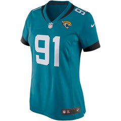 Yannick Ngakoue Jacksonville Jaguars Women's Game Jersey – Teal 2019