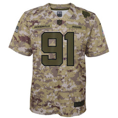 Yannick Ngakoue Jacksonville Jaguars Youth Salute to Service Game Jersey - Camo 2019