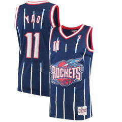 Yao Ming Houston Rockets Mitchell &amp; Ness 2002-03 Hardwood Classics Swingman Jersey - Navy 2019