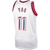 Image of Yao Ming Houston Rockets Mitchell &amp; Ness Hardwood Classics Platinum Swingman Jersey 2019