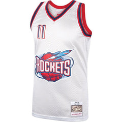 Yao Ming Houston Rockets Mitchell & Ness Hardwood Classics Platinum Swingman Jersey 2019