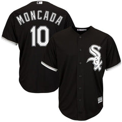 Yoan Moncada Chicago White Sox Majestic Alternate Official Cool Base Replica Player Jersey - Black 2019