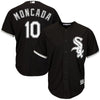 Image of Yoan Moncada Chicago White Sox Majestic Alternate Official Cool Base Replica Player Jersey - Black 2019