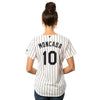 Image of Yoan Moncada Chicago White Sox Majestic Women's Cool Base Replica Player Jersey – White 2019