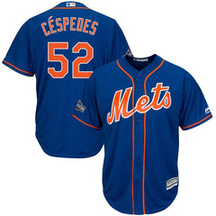 Yoenis Cespedes New York Mets Majestic 2016 Postseason Alternate Cool Base Jersey - Royal 2019