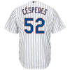 Image of Yoenis Cespedes New York Mets Majestic Official Cool Base Player Jersey - White 2019