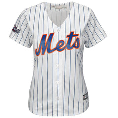 Yoenis Cespedes New York Mets Majestic Women's 2016 Postseason Home Cool Base Jersey - White 2019