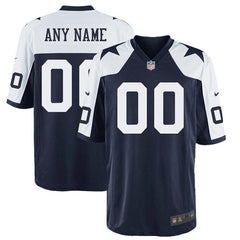 Youth Dallas Cowboys Customized Alternate Game Jersey 2019