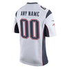 Image of Youth New England Patriots White Custom Game Jersey 2019