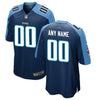 Image of Youth Tennessee Titans Navy Custom Game Jersey 2019