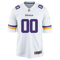 Youth White Minnesota Vikings Custom Game Jersey 2019