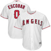 Image of Yunel Escobar Los Angeles Angels Majestic Home Official Cool Base Replica Player Jersey - White 2019