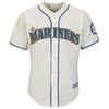 Image of Yusei Kikuchi Seattle Mariners Majestic Official Cool Base Player Jersey – Cream 2019