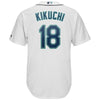 Image of Yusei Kikuchi Seattle Mariners Majestic Official Cool Base Player Jersey – White 2019