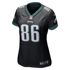 Zach Ertz Philadelphia Eagles Women's Game Jersey - Black 2019