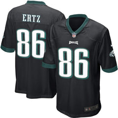 Zach Ertz Philadelphia Eagles Youth Alternate Game Jersey - Black 2019