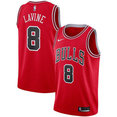 Zach LaVine Chicago Bulls Replica Swingman Jersey - Icon Edition – Red 2019