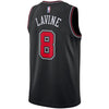 Image of Zach LaVine Chicago Bulls Replica Swingman Jersey - Statement Edition – Black 2019