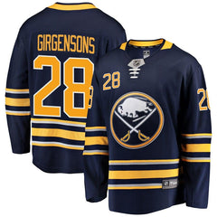 Zemgus Girgensons Buffalo Sabres Breakaway Player Jersey – Navy 2019