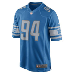 Ziggy Ansah Detroit Lions Game Jersey - Blue 2019