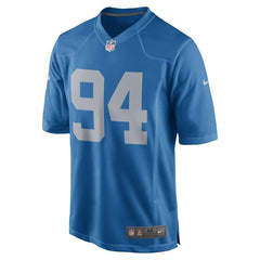 Ziggy Ansah Detroit Lions Throwback Game Jersey - Blue 2019